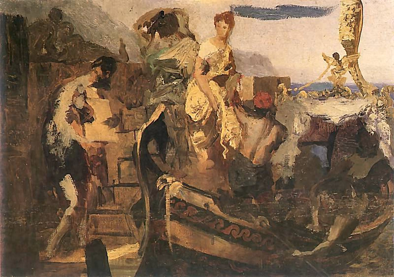 Henryk Siemiradzki - 114, Il mendicante povero, bozzetto